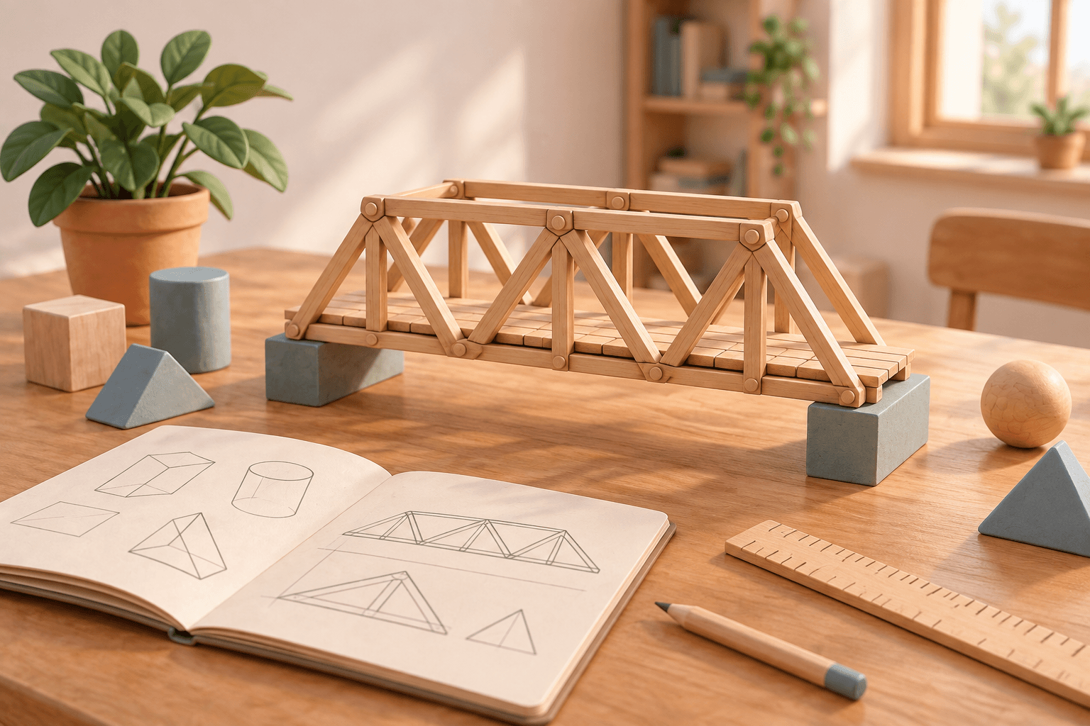 An illustrative physical project model